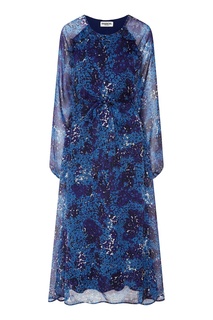 Синее платье с мелким цветочным принтом Essentiel Antwerp
