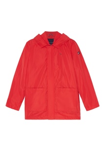 Красная куртка с капюшоном Tommy Hilfiger Kids