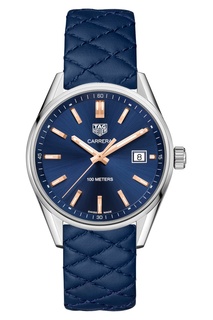 CARRERA Кварцевые женские часы с синим циферблатом Tag Heuer