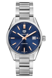 CARRERA Кварцевые женские часы с синим циферблатом Tag Heuer