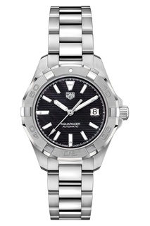 AQUARACER Calibre 9 Автоматические мужские часы с черным циферблатом Tag Heuer
