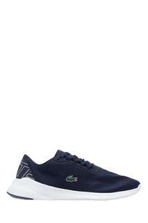 Синие текстильные кроссовки Lacoste