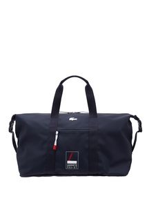 Синяя сумка с логотипом Lacoste