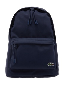 Синий рюкзак с логотипом Lacoste