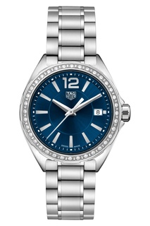 FORMULA 1 Кварцевые женские часы 35 мм с синим циферблатом Tag Heuer