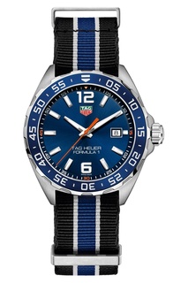 FORMULA 1 Кварцевые мужские часы с текстильным ремешком Tag Heuer