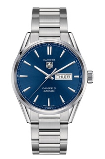 CARRERA Calibre 5 Автоматические мужские часы с индикацией дня недели и даты Tag Heuer