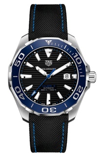 AQUARACER Calibre 5 Автоматические мужские часы с текстильным ремешком Tag Heuer