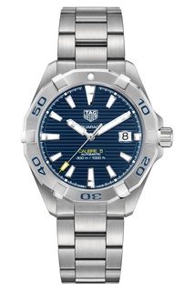 AQUARACER Calibre 5 Автоматические мужские часы с синим циферблатом Tag Heuer