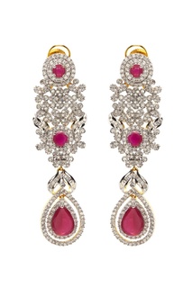 Серьги с цирконами Jewel Mania