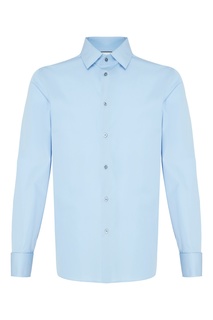 Голубая рубашка из хлопка Gucci Man