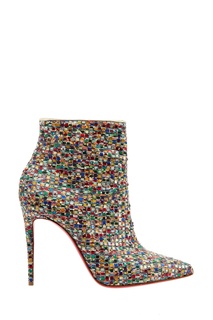 Разноцветные ботильоны So Kate Booty 100 tressage vitraux Christian Louboutin