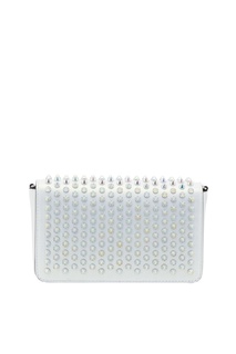 Белая мини-сумка Zoompouch Christian Louboutin