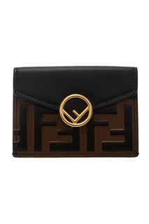 Компактный кошелек с логотипами Fendi