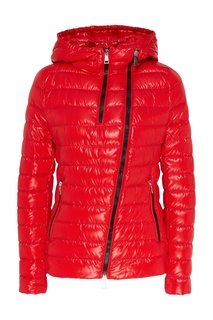 Красная куртка-пуховик Budapest Moncler
