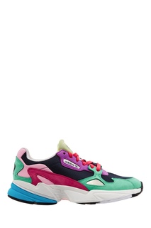 Яркие комбинированные кроссовки Falcon Adidas