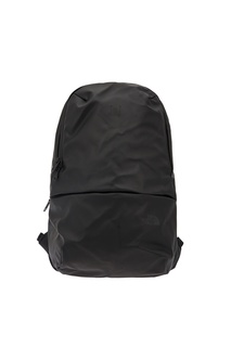 Черный рюкзак с белым логотипом The North Face