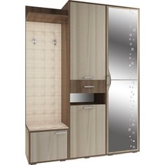 Прихожая Атлант Ивушка 21 ясень шимо темный, ясень шимо светлый Atlant