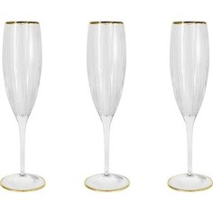 Набор бокалов для шампанского Same Пиза золото (SM2103_GAL)