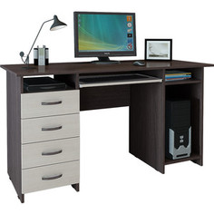 Стол письменный Мастер Милан-6П венге-дуб молочный МСТ-СДМ-6П-ВД-16