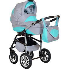 Коляска 2 в 1 Smile Line SERENADE 16 /Se 02 (св.серый бирюза) (УТ0006193)