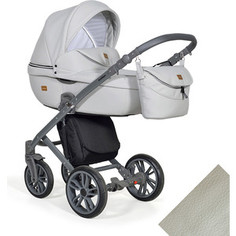 Коляска 2 в 1 Indigo MARCO City Mc 05 (св.серая кожа)