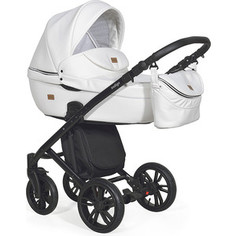 Коляска 2 в 1 Indigo MARCO City Mc 09 (белая кожа)