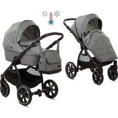 Коляска 2 в 1 Noordi Fjordi Sport NEW с термолюлькой (Grey 814) (123384)