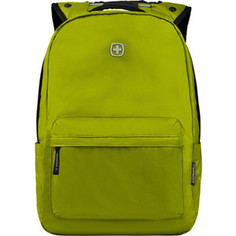 Рюкзак Wenger Рюкзак Wenger 14, с водоотталкивающим покрытием, салатовый, 28x22x41 см , 18 л, шт