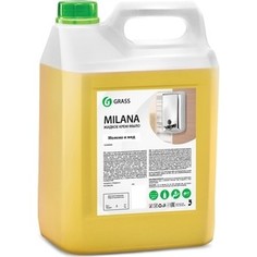 Жидкое крем-мыло GRASS Milana молоко и мед , 5л
