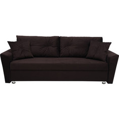 Диван Экомебель Модерн вельвет коричневый