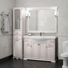 Тумба с раковиной Opadiris Риспекто 120 белый матовый 9003 (Z0000012634 + 4640021060957)