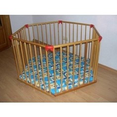 Манеж Гном деревянный 6-ть граней