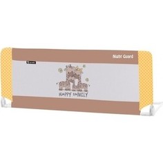 Защитный барьер для кроватки Lorelli 1018002 Бежево-желтый / Beige&Yellow Family 1803