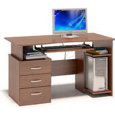 Стол компьютерный СОКОЛ КСТ-08.1 испанский орех