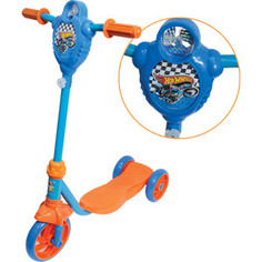 Самокат 3-х колесный 1Toy Hot wheels, Т57587