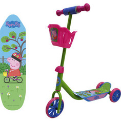 Самокат 3-х колесный 1Toy Peppa Т11699