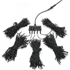Light Комплект гирлянды 50 м, 300 led, 24-220V, черн. пр., RGBBK