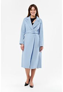 Полушерстяное пальто с ремнем Acasta