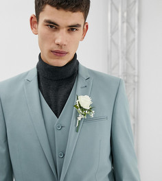 Голубой пиджак скинни ASOS DESIGN Tall Wedding - Синий