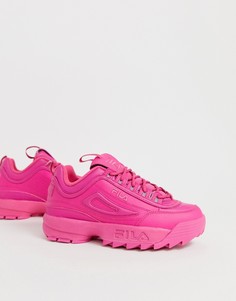 Розовые премиум-кроссовки Fila Disruptor II - Черный