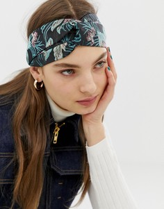 Повязка на голову с жаккардовым цветочным принтом ASOS DESIGN - Мульти