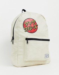 Серовато-белый рюкзак вместимостью 24,5 л Herschel Supply Co x Santa Cruz Daypack - Белый