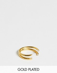 Позолоченное регулируемое кольцо Pilgrim - Золотой