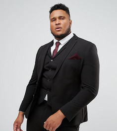 Черный супероблегающий пиджак ASOS DESIGN Plus - Черный