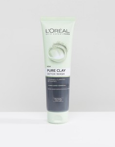 Очищающая пенка для умывания с глиной LOreal Paris Pure Clay - Бесцветный Loreal