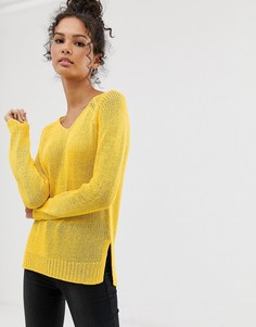 Желтый летний джемпер с V-образным вырезом Brave Soul - Желтый