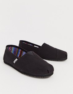 Классические черные эспадрильи TOMS - Черный