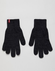 Темно-серые перчатки для сенсорных гаджетов Levis - Серый Levis®
