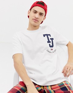 Белая свободная футболка с логотипом Tommy Jeans - Белый
